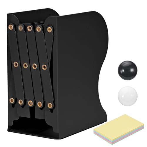 Szaboviktoria sujetalibros, estantería ajustable y extensible, sujetalibros antideslizante para el hogar, soporte para revistas y documentos,Organizador de Escritorio,Apoya Libros para Oficina