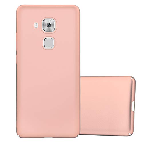 Cadorabo Funda para Huawei Nova Plus en Metal Oro Rosa - Cubierta Protección de Plástico Duro Super Delgada e Inflexible con Antichoque - Case...