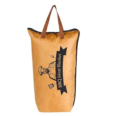 BBQ Meat Blanket, BBQ Blanket for Resting Meat, Reusable Insulated Brisket Resting Blanket with Zipper, 21 inches Large Capacity Foldable Meat Resting Bag for BBQ, Smokers, Outdoor activities (21 in)