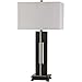 Cal Lighting BO-2896TB Contemporary Modern One Light Table Lamp from Glenview Collection in Black Finish, 11.00 inches