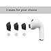 Klowcok Replacement Memory Foam Ear Tips for AirPods Pro 3 Wireless Earbuds, Compatible with AirPods Pro 3rd Generation 2025, Fit in The Charging Case, 3 Pairs Black (Small)