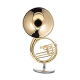 Tuba en miniatura: se puede colocar en cualquier lugar como adorno, haciendo que su hogar sea más hermoso y de alta gama, sousáfono en miniatura