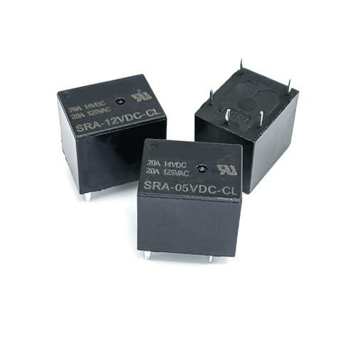 Relais de puissance universel SRA-12VDC-CL haute isolation 10A pour circuit PCB