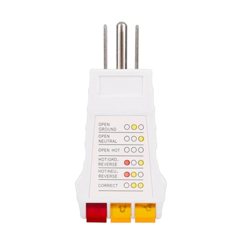 Outlet Tester, Socket Circuit Tester Plug in Checker for Standard