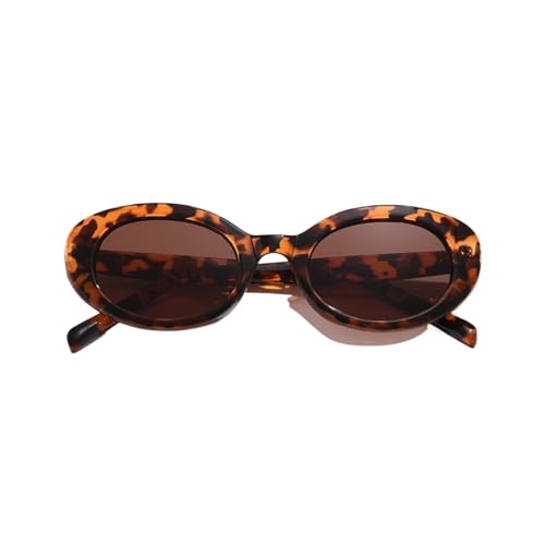 Lunettes de soleil ovales rétro vintage mixtes pour protection solaire et look été
