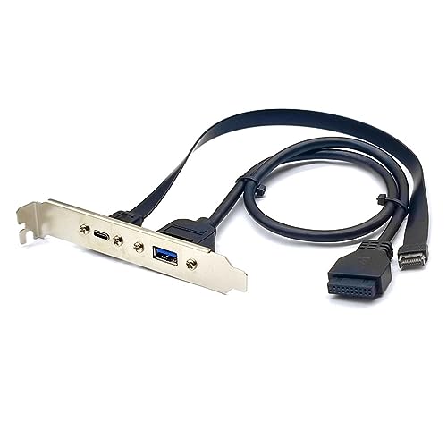 Zkbszn Type E to Type C Female Cable Expand USB3.2 Port with Fast Data Transfer and Power Delivery