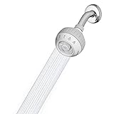 Waterpik Original Massage Shower Head PowerSpray 1.8 GPM, White, SM-621E