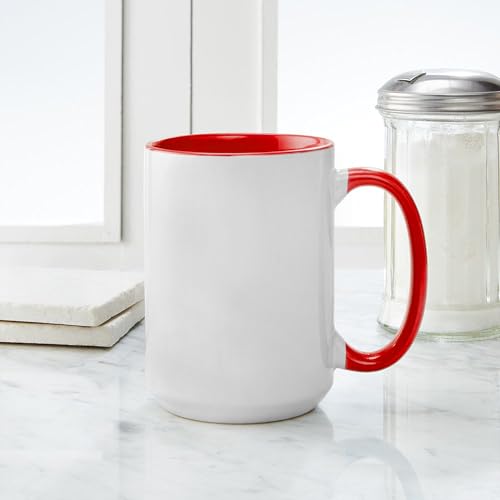Mug Grande de Cerámica 15 oz Blanco miniatura 4