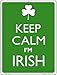 Keep Calm Im Irish Novelty Mini Metal Parking Sign PM-2234