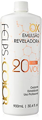 Xblond Ox Agua Oxigenada 20 Volumes, 900 ml Felps Professionnel, Felps Professionnel, 900