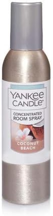 Yankee Candle Concentrated Air Freshener Room Spray, Odor Eliminator for Home, Bathroom, Coconut Beach, 1.5 Oz (Pack of 1)