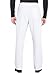 Men Scrubs Set Workwear Professionals WW695 V-Neck Top & WW190S Tapered Leg Fly Front Cargo Pant, White- L Top/L Short Pant