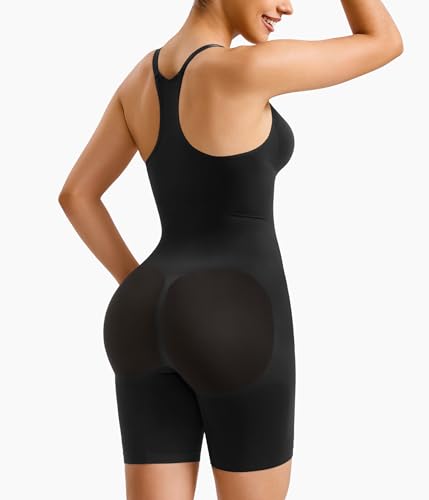 Nebility Shapewear Bodysuit for Women Tummy Control Body Suits Racerback Full Body Shaper Faja Seamless Butt Lifter2