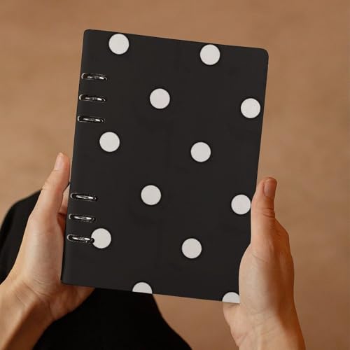Carnet de notes A5 à pois pour organiser vos réunions de bureau et projets personnels - 7