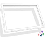 UPGRADED 241872501 Freezer Door Gasket Compatible with Frigidaire Freezer Door Gasket, White 27"x18" 240370901 240370903 Freezer Door Seal For Crosley Kenmore Refrigerator Freezer Door Gasket Seal