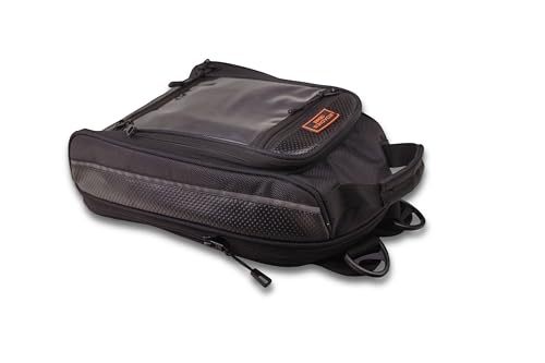 Faux Leather Hawk Mini Motorcycle Tank Bag, 18L Universal, Non-Ma...