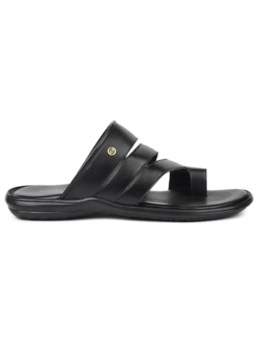 Image of Liberty Healers AOL-12 Casual Toe Ring Slipper For Men With PU Sole | Durable and Lightweight | Trendy Design | Comfortable and Soft Insole | Stylish Footwear and Cushioned Footbed