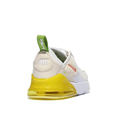 Nike Baby Boy's Air Max 270 (TD) (Infant/Toddler) White/Crimson Bliss/Yellow Strike 4 Toddler M3