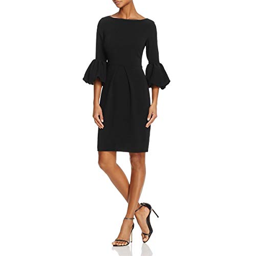 sachin and babi light blue dress laundry BY SHELLI SEGAL Women's Long Puffy Sleeve Cocktail, Black, 4 at  Amazon Women's Clothing store