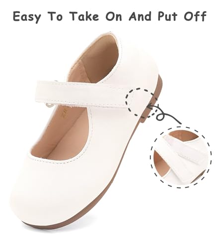 Toddler Flower Girl Dress Shoes Mary Janes Flat3