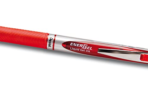 Pentel BL77-BO Bolígrafo Retráctil de Gel 0.7 mm Rojo Pack 12 miniatura 2
