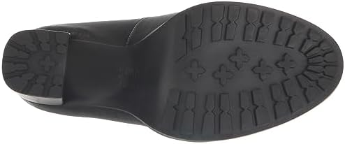 Naturalizer Womens Dabney Slip On Lug Sole Heeled Loafers Black Smooth 8 W | Image 3