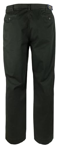 POLO RALPH LAUREN Men's Big and Tall Stretch Classic Fit Chino Pants Black 38TX362