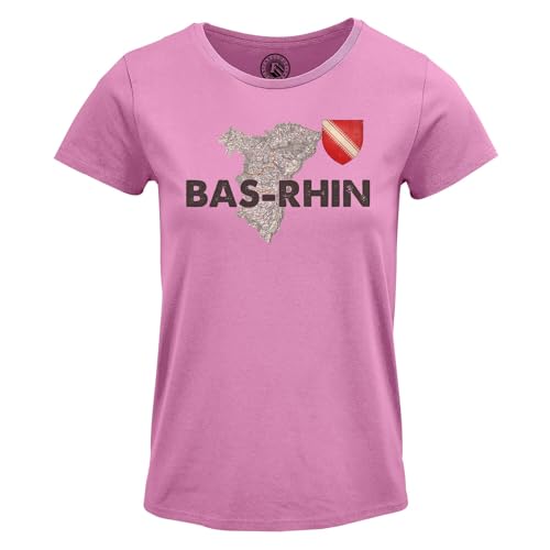 T-Shirt Strasbourg Carte Ancienne finition premium et col rond pour femme passionnée