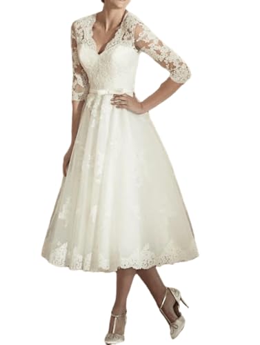 A Line Elegant Boho Wedding Dress Beach Wedding Dresses Tulle Bishop Sleeves V Neck Covered Button Appliques 2024