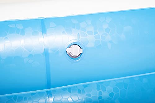 H2Ogo! Blue Rectangular 8'6" Inflatable Family Pool | Perfect For Kids, Ages 6+ #TOP5