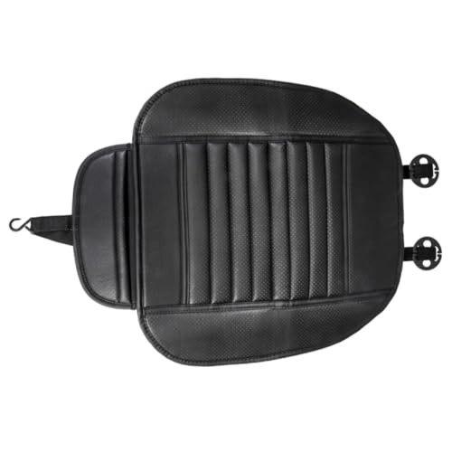 Funda de asiento delantero de coche antideslizante de PU negro: adiós al desgaste y manchas