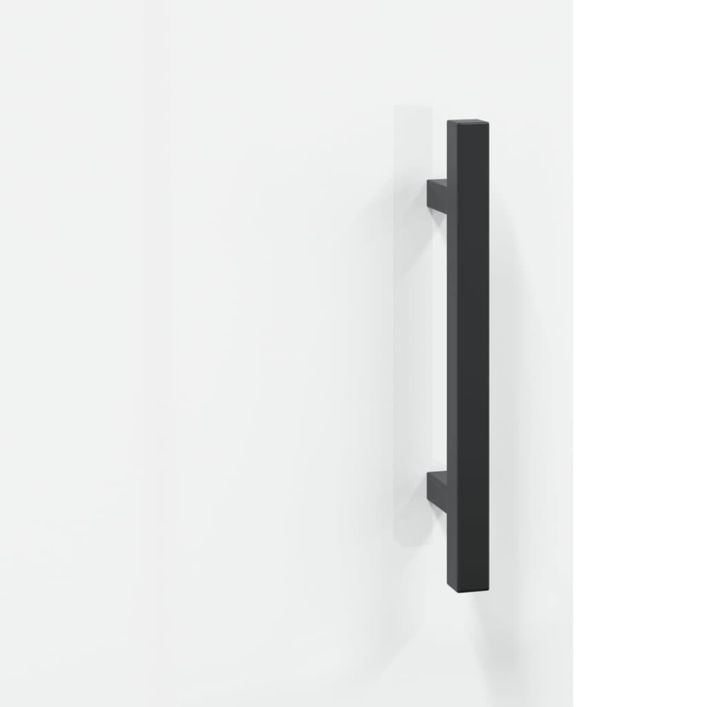 VidaXL Dressoir 34,5x34x90 cm bewerkt hout hoogglans wit kopen? Vergelijk de beste prijs op