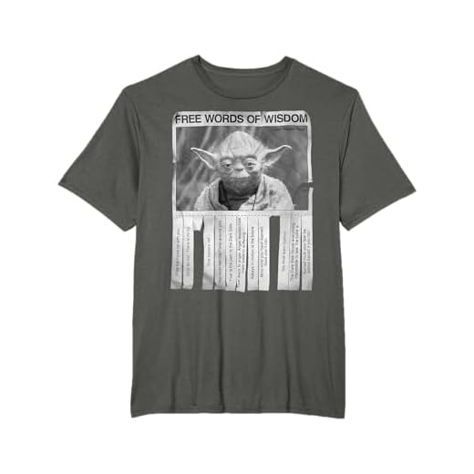 Star Wars Yoda Poster Worte Der Weisheit Grafik T-Shirt