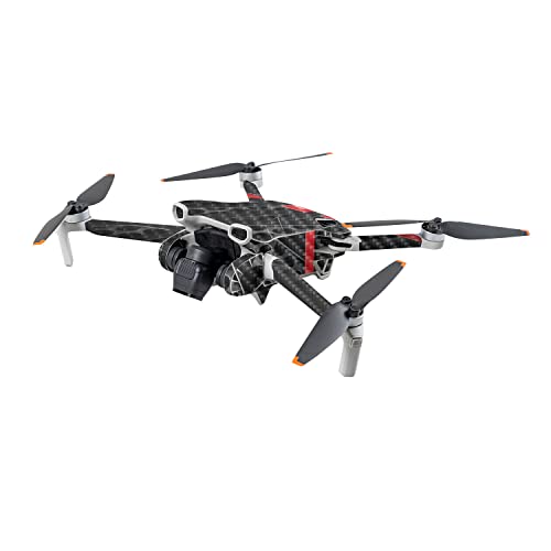 Image of MightySkins Carbon Fiber Skin Compatible with DJI Mini 3 - Tech Web | Protective, Durable Textured Carbon Fiber Finish | Easy to Apply | Made in The USA