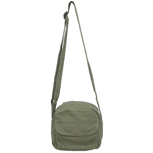 Canvas Small Crossbody Bags for Women Men Shoulder Purses with Zipper Cute Mini Women's Handbags Phone Purse