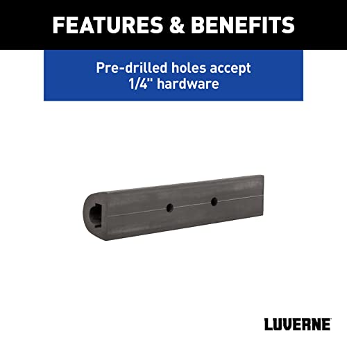 Luverne 2090615 10-Inch Universal Rubber Bumper Guard Protector Strip Loading Dock Rear Fender Pad Bump Stop thumb #5