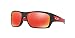 Oakley Men's Turbine Non-Polarized Iridium Rectangular Sunglasses, Polished Black, 63.05 mm
