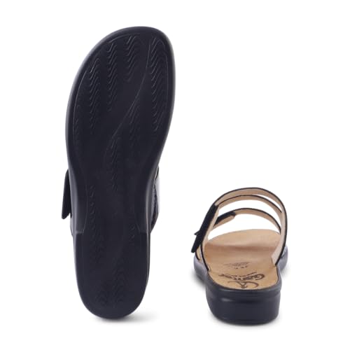 Mocassin noir Ganter Sonnica-e en cuir de qualité supérieure pour pieds étroits en taille 35