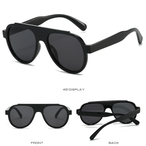 Lunettes de soleil hommes pour contrer l'éblouissement urbain avec style rétro oversize - 4