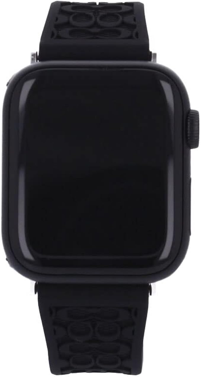 Amazon Coach コーチ Apple Watch アップルウォッチ 腕時計 レディース 付け替えベルト 替えバンド 38mm 40mm 対応 ラバー ブラック 並行輸入品 時計バンド ファッション 通販