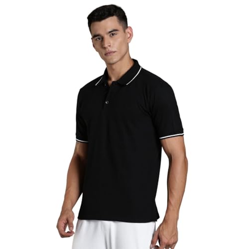 Outlaws Men Polo T-Shirt Cotton Blend | Collar Neck Casual T-Shir...