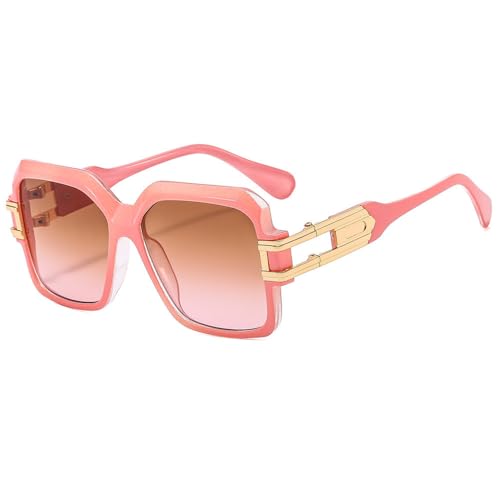 Lunettes de soleil carrées pour femmes nuances vintage de luxe UV400