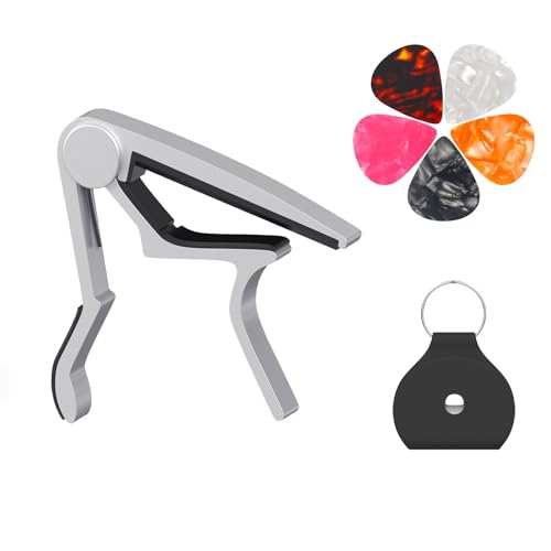 Cejilla de guitarra, Cejilla para guitarra acústica, 6 cuerdas y 12 cuerdas, Cejilla de guitarra con...