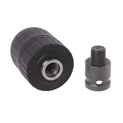 Drill Set bit 2-13mm Self Locking Keyless Drill Chuck Clip 1/2'' Self Tightening Adapter Tools Drill Collet Adapter