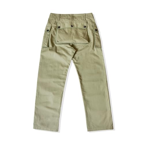 Red Tornado P-44 Men's Military Style HBT Cargo Pants Army Green