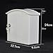 IEUDNS Wall Mounted Milk Box with Lock Multipurpose Locking Mailbox, Sturdy Lockable Milk Delivery Box for Home Restaurant Household