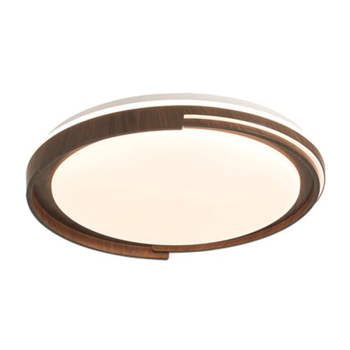 DOBQHWY Lámpara Techo Empotrada Lámparas Superficie Planas Con Herrajes Brillo Lateral Lámpara Panel Retro Tricolor Con Atenuación Lámparas Empotradas Con Imitación Madera Porches,Estudios,Escaleras