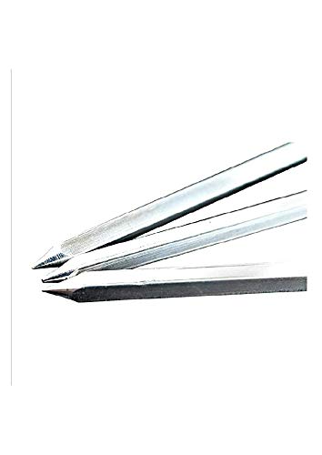 Kitchen Item skewers Barbecue Grill Stainless Steel 20 inch 4 mm Square Rod 4 inch Wooden Handle Full Length 22 inch 3