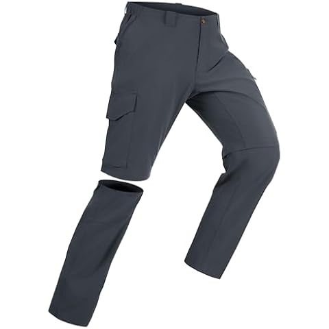 33,000ft Men's Quick Dry Zip-Off Hiking Trousers Cover