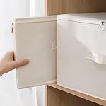 Ultra Space Saving Self Compression Organizer, Ultralight Compression Packing Cubes Travel Creamy White